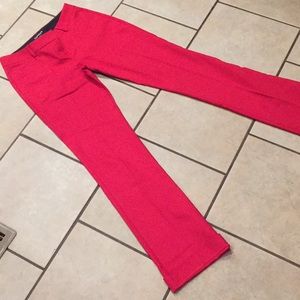 Express, red dress pants